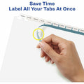 Avery Index Maker Index Divider, White, 12 / Set, AVE11428