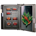 Tarifold Wall-Mountable Antimicrobial Reference Display Unit, Black, TFIWA271