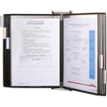 Tarifold Wall-Mountable Antimicrobial Reference Display Unit, Black, TFIWA271