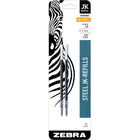Zebra Pen G-301 JK Gel Stainless Steel Pen Refill, 1 Pack