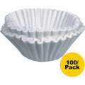 Bunn-O-Matic BUNN Home Brewer Coffee Filters, White, 100 / Pack, BUN201040001