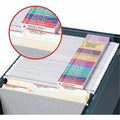 Smead Viewables Premium 3D hanging Folder Tabs and Labels, 1.25" Width x 3.50" Length, 1 Box, SMD64905