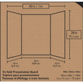 Dixon Ticonderoga Pacon Presentation Boards, 8 / Carton, PAC3774