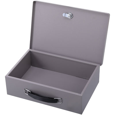 Sparco All-Steel Insulated Cash Box, Gray, /BX 4BX/CT — view 1