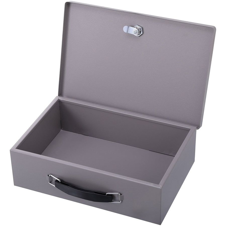 Sparco All-Steel Insulated Cash Box, Gray, /BX 4BX/CT — view 1