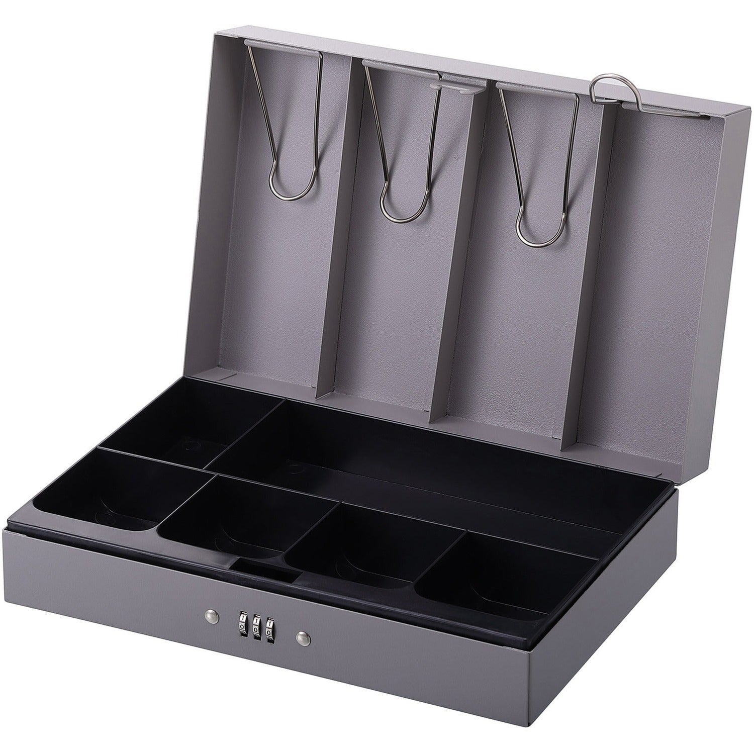 Sparco Steel Combination Lock Steel Cash Box, 1 Each