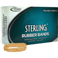 Alliance Rubber Company Alliance Rubber Sterling Rubber Bands, Natural Crepe, 1 Box, ALL24195