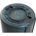 Rubbermaid Commercial Brute 44-Gallon Vented Utility Container, Gray, RCP264360GY