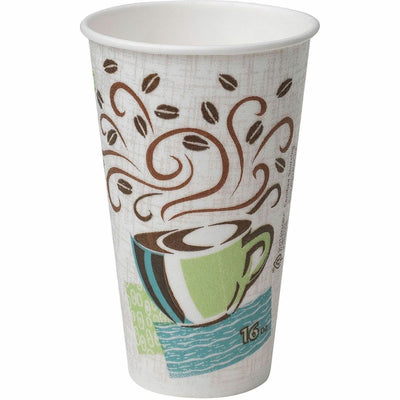 Georgia Pacific . Dixie PerfecTouch 16 oz Insulated Paper Hot Coffee Cups by GP Pro, Coffee Haze, 20 / Carton, DXE5356DXCT