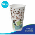 Georgia Pacific . Dixie PerfecTouch 16 oz Insulated Paper Hot Coffee Cups by GP Pro, Coffee Haze, 20 / Carton, DXE5356DXCT