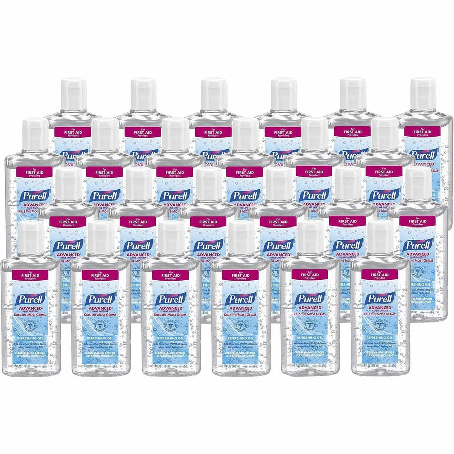 PURELL® Advanced Hand Sanitizer Gel, Clear, Dye-free, 24 / Carton, GOJ965124CT
