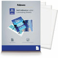 Fellowes Self Adhesive Laminating Sheets, Clear, 1 Pack, FEL5221502