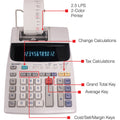 Sharp EL1801V Serial Printer Calculator, Off White, SHREL1801V