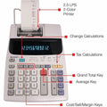 Sharp EL1801V Serial Printer Calculator, Off White, SHREL1801V