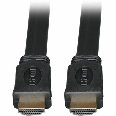 Eaton Tripp Lite series Flat HDMI to HDMI Gold Digital Video Cable, Black, TRPP568003FL