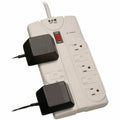 Eaton Tripp Lite series 8-Outlet Surge Suppressor, Light Gray, TRPTLP825