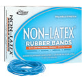Alliance Rubber Company Alliance Rubber Rubber Bands with Antimicrobial Product Protection, Cyan Blue, 1 Box, ALL42199
