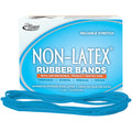 Alliance Rubber Company Alliance Rubber Rubber Bands with Antimicrobial Product Protection, Cyan Blue, 1 Box, ALL42179