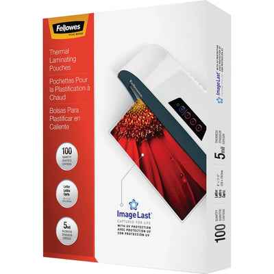 Fellowes Letter-Size Laminating Pouches, Clear, 1 Pack, FEL52040