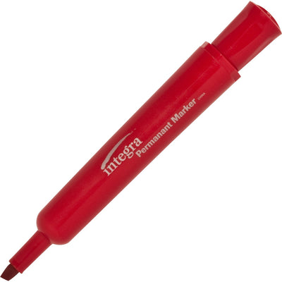 Integra Permanent Chisel Markers, 1 Dozen, ITA33328