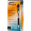 Integra Retractable 0.5mm Gel Pens, 1 Dozen, ITA36156