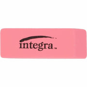 Integra Pink Pencil Eraser, 1 Box