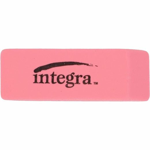 Integra Pink Pencil Eraser, 1 Box
