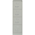 Lorell Fortress Series 26-1/2" Commercial-Grade Vertical File Cabinet, Light Gray, LLR60192