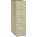 Lorell Fortress Series 26-1/2" Commercial-Grade Vertical File Cabinet, Putty, LLR60193