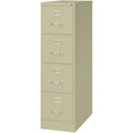 Lorell Fortress Series 26-1/2" Commercial-Grade Vertical File Cabinet, Putty, LLR60193