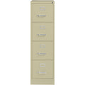 Lorell Fortress Series 26-1/2" Commercial-Grade Vertical File Cabinet, Putty, LLR60193