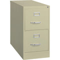 Lorell Fortress Series 26-1/2" Commercial-Grade Vertical File Cabinet, Putty, LLR60196