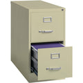 Lorell Fortress Series 26-1/2" Commercial-Grade Vertical File Cabinet, Putty, LLR60196