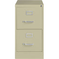 Lorell Fortress Series 26-1/2" Commercial-Grade Vertical File Cabinet, Putty, LLR60196