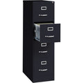 Lorell Fortress Series 25" Commercial-Grade Vertical File Cabinet, Black, LLR60650