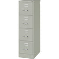 Lorell Fortress Series 25" Commercial-Grade Vertical File Cabinet, Light Gray, LLR60651