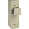 Lorell Fortress Series 25" Commercial-Grade Vertical File Cabinet, Putty, LLR60652