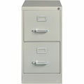 Lorell Fortress Series 25" Commercial-Grade Vertical File Cabinet, Light Gray, LLR60654