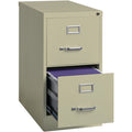 Lorell Fortress Series 25" Commercial-Grade Vertical File Cabinet, Putty, LLR60655