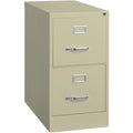 Lorell Fortress Series 25" Commercial-Grade Vertical File Cabinet, Putty, LLR60655