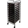 Advantus 10-Drawer Organizer, Smoke, AVT34007