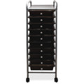 Advantus 10-Drawer Organizer, Smoke, AVT34007