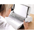 Fellowes Pulsar E 300 Electric Comb Binding Machine & Starter Kit, Black, FEL5216701