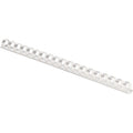 Fellowes 19-ring Plastic Comb Binding, White, 8 1/2" Width x 11" Length, 100 / Pack, FEL52371