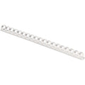 Fellowes 19-ring Plastic Comb Binding, White, 8 1/2" Width x 11" Length, 100 / Pack, FEL52372