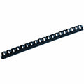 Fellowes Plastic Binding Combs - Navy, 3/8" Diameter, 8 1/2" Width x 11" Length, 100 / Pack, FEL52505