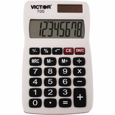 Victor 700 Pocket Calculator, Gray, VCT700