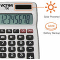 Victor 700 Pocket Calculator, Gray, VCT700
