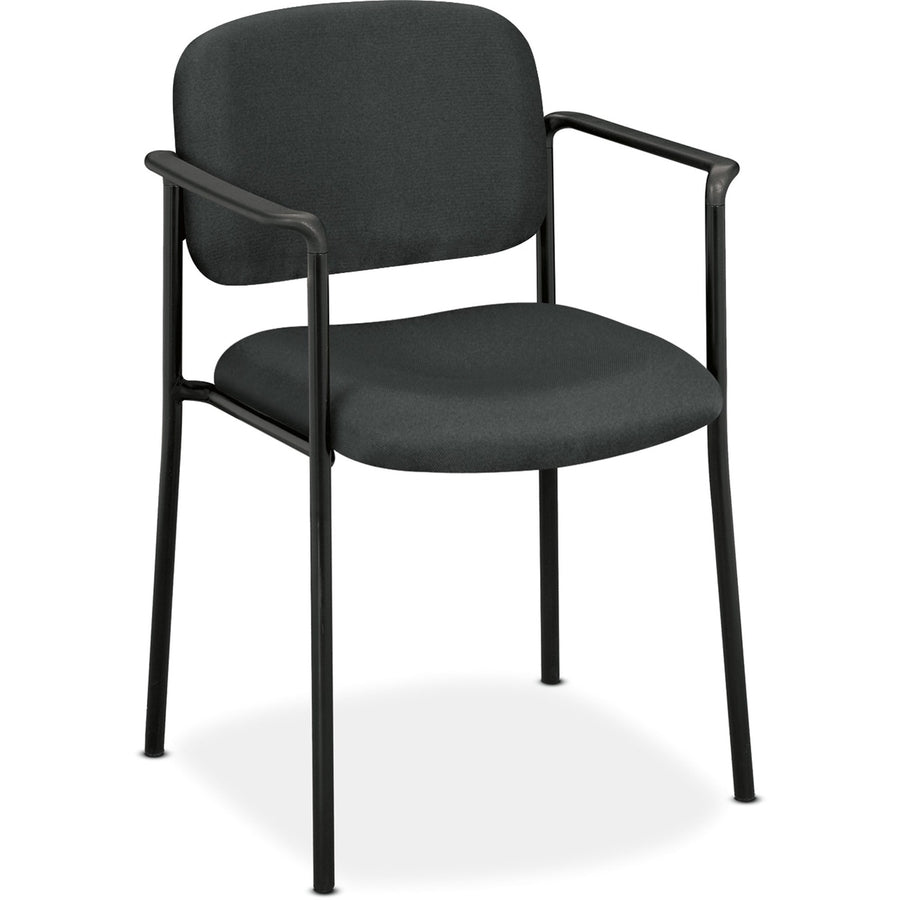 HON Scatter Stacking Guest Chair, 23.3" x 32.8", Charcoal, Padded, BSXVL616VA19