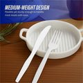 Genuine Joe Heavyweight Disposable Knives, White, 100 / Box, GJO10431